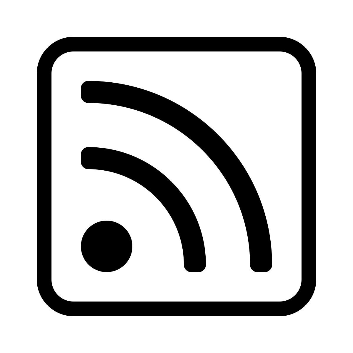 parakeet partial filled style rss icon