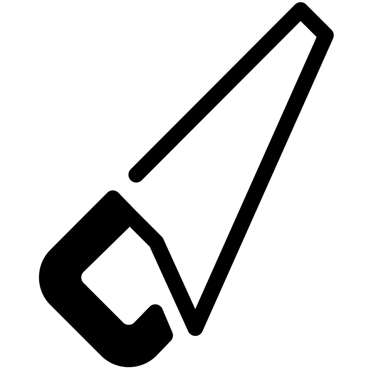 parakeet partial filled style saw icon