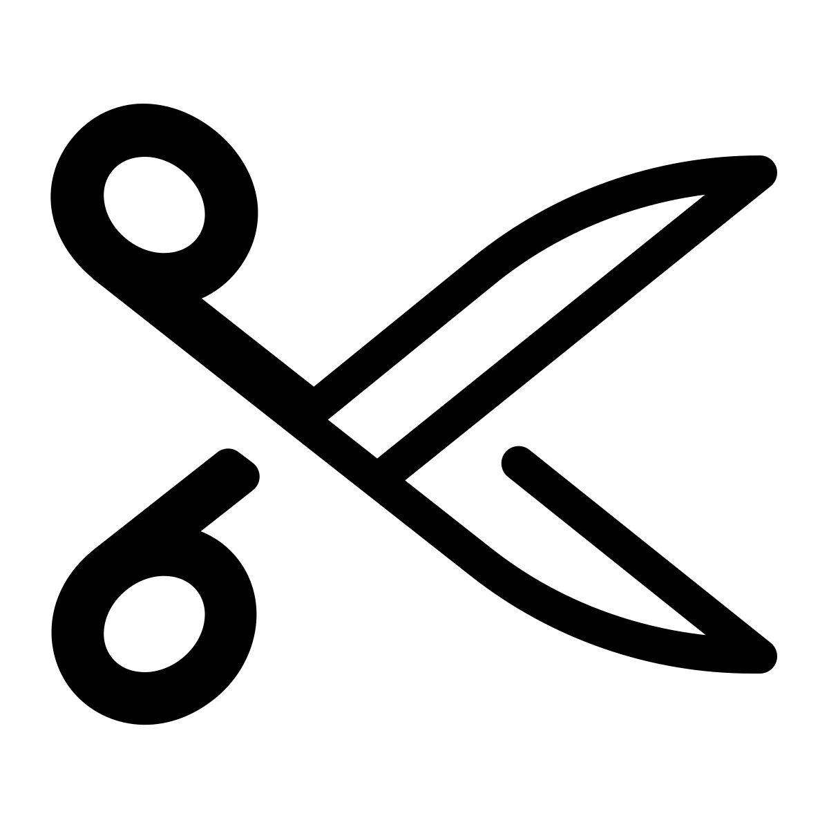 parakeet partial filled style cutter icon