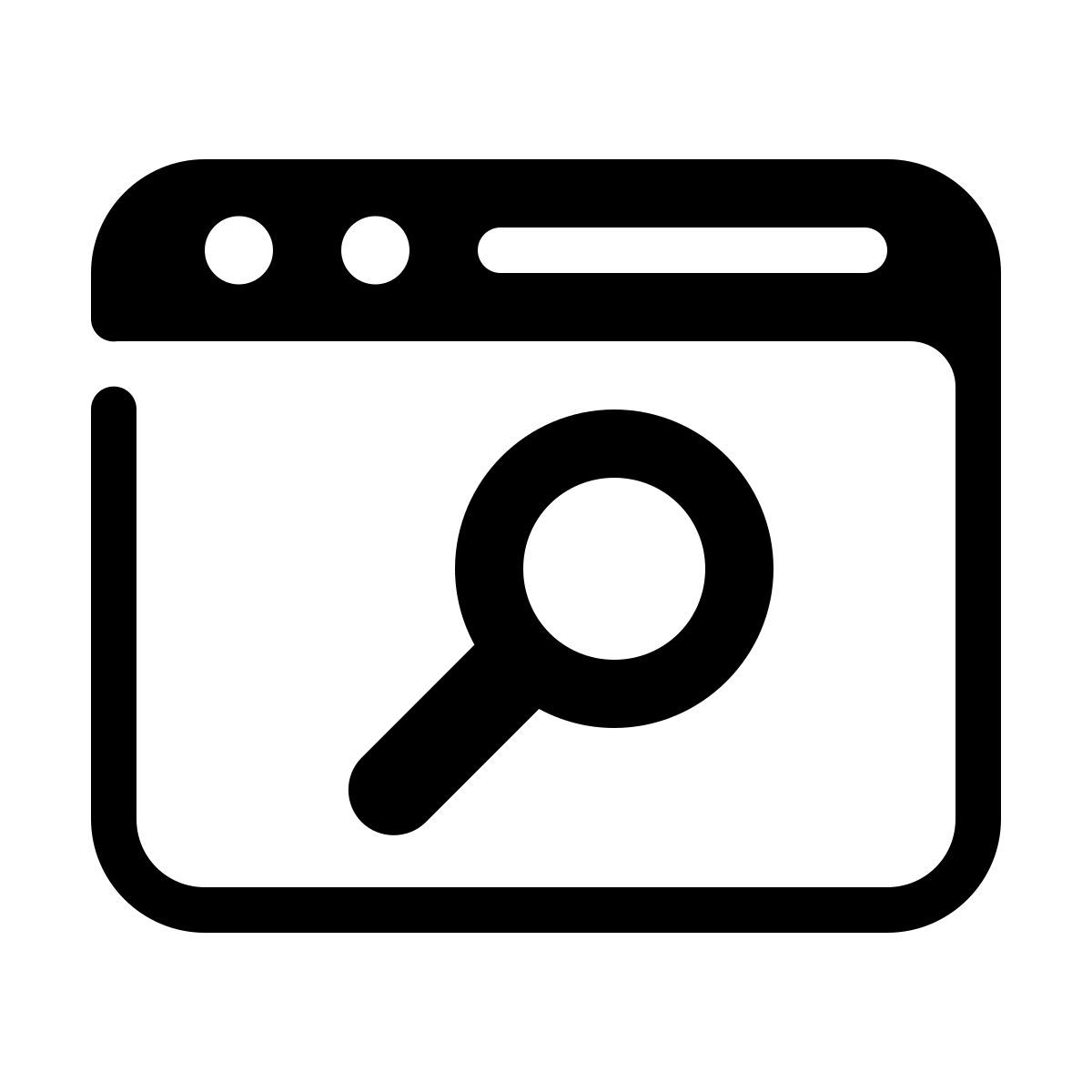 parakeet partial filled style web browser icon