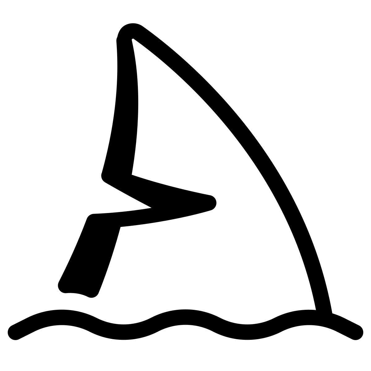 parakeet partial filled style requin icon