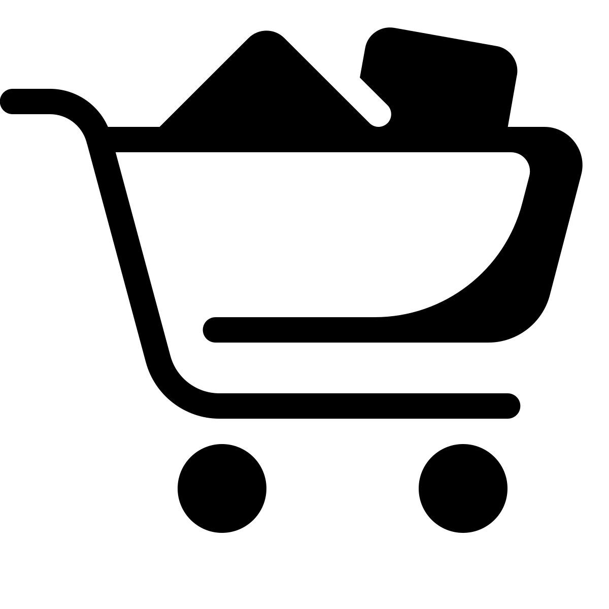 parakeet partial filled style carrinho de compras carregado icon