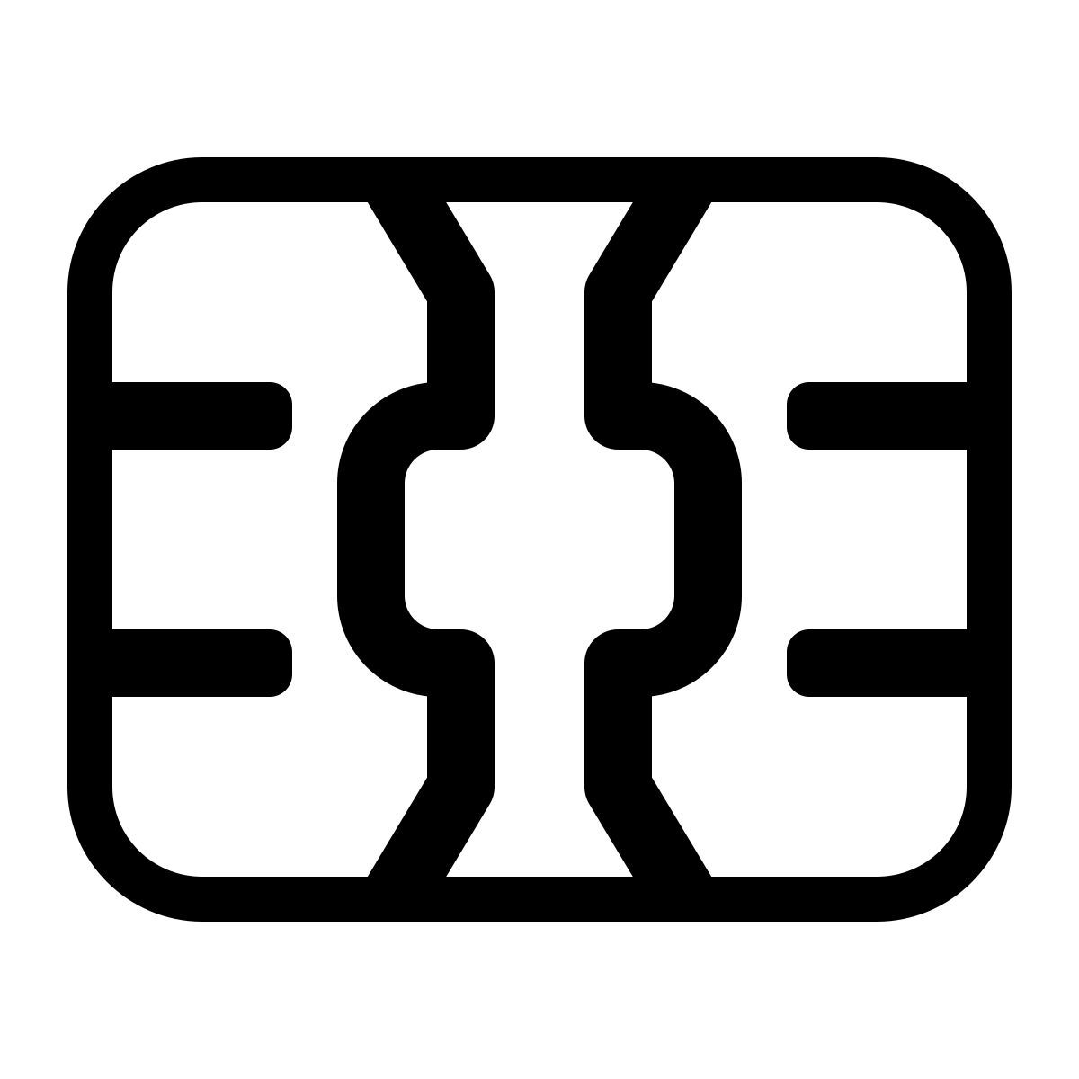 parakeet partial filled style chip card icon