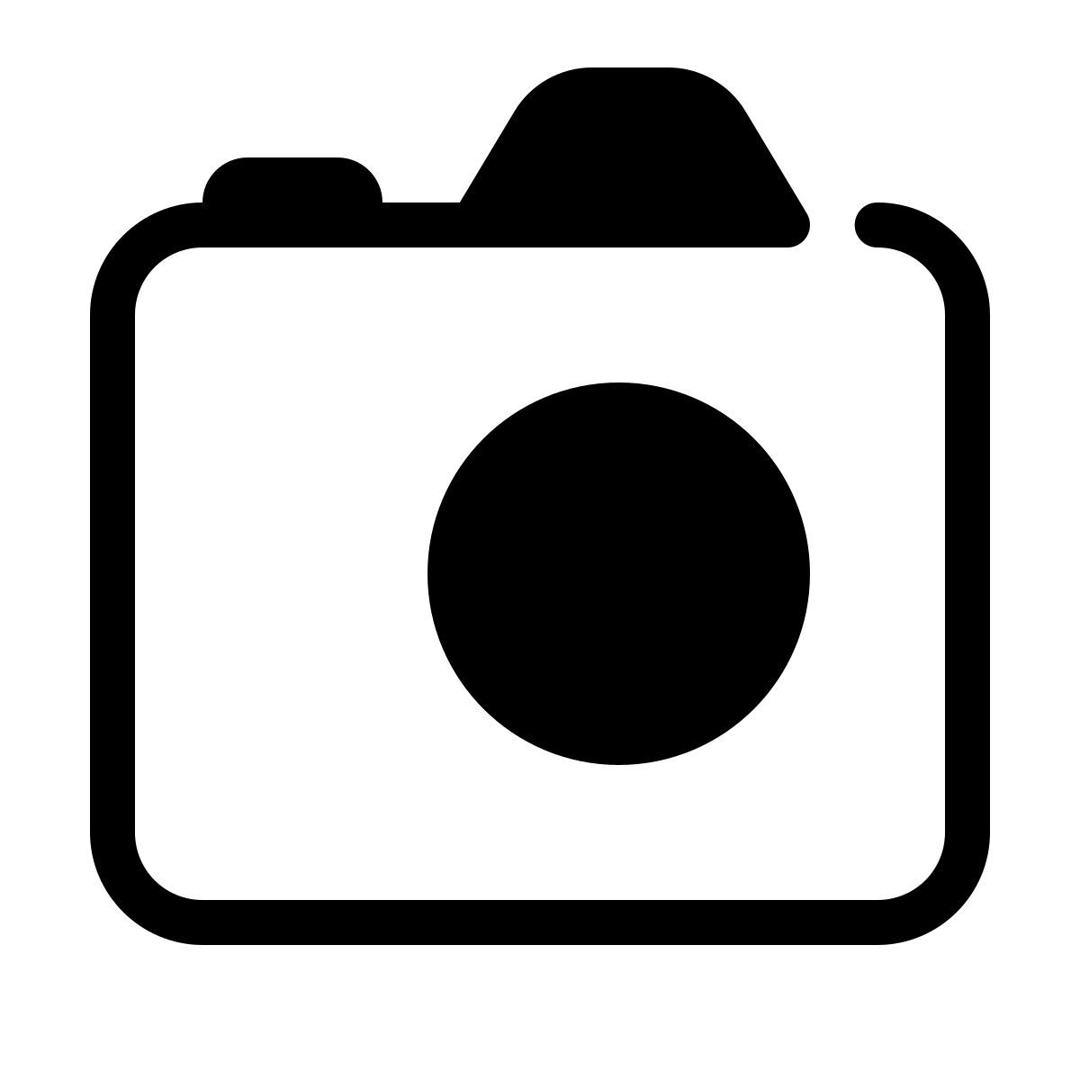 parakeet partial filled style зеркальная камера icon