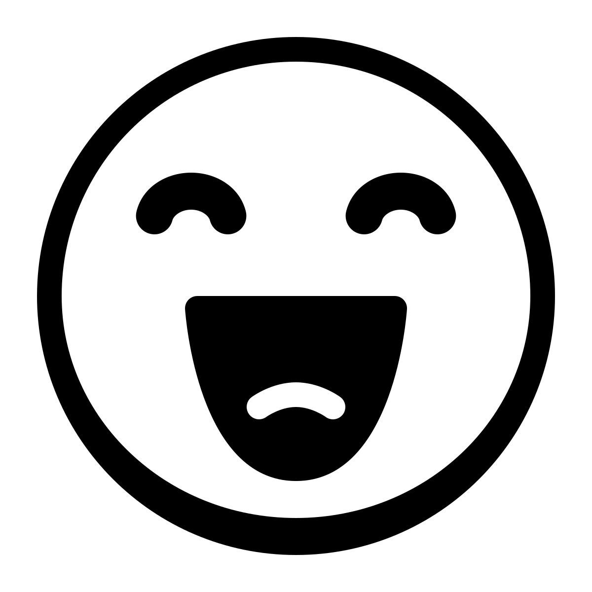 parakeet partial filled style smiling icon