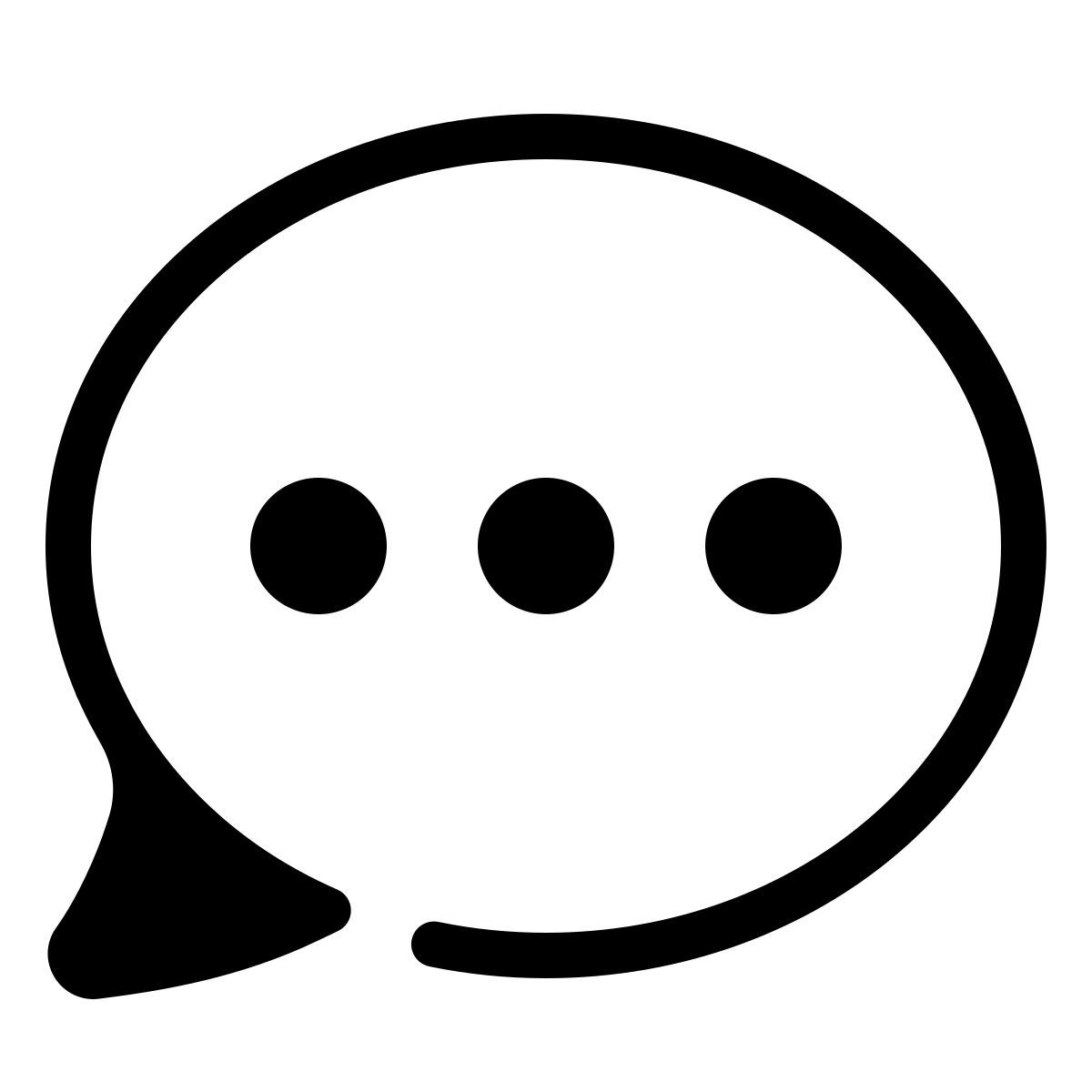 parakeet partial filled style sms icon