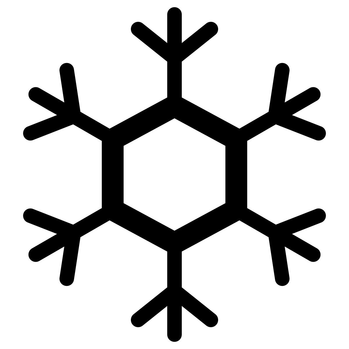 parakeet partial filled style schneeflocke icon