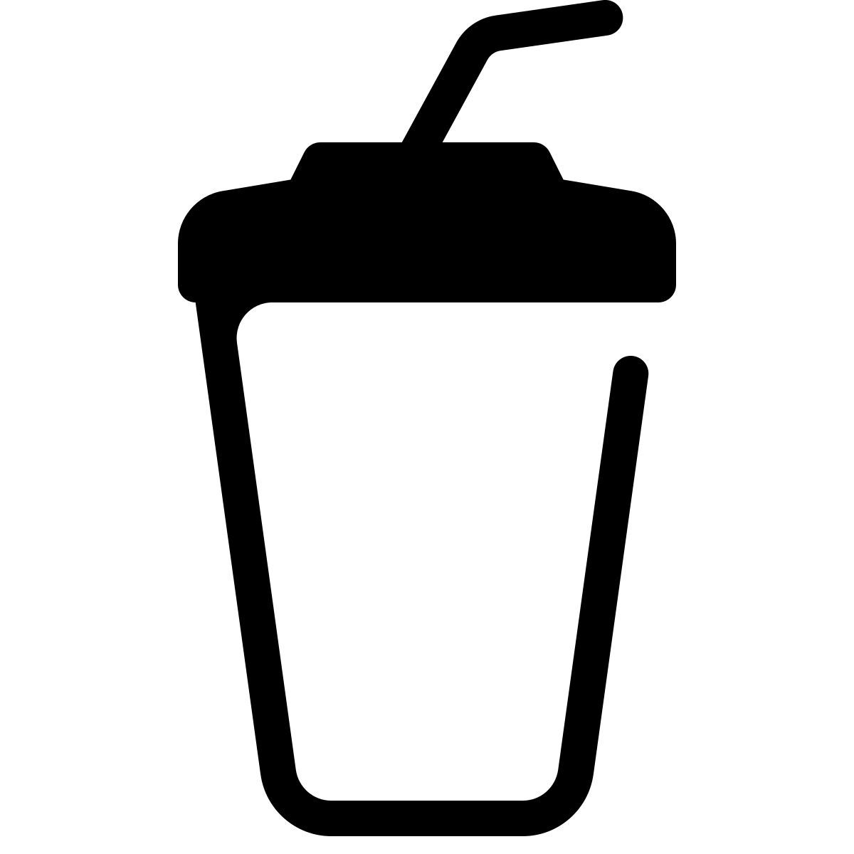 parakeet partial filled style copa de soda icon