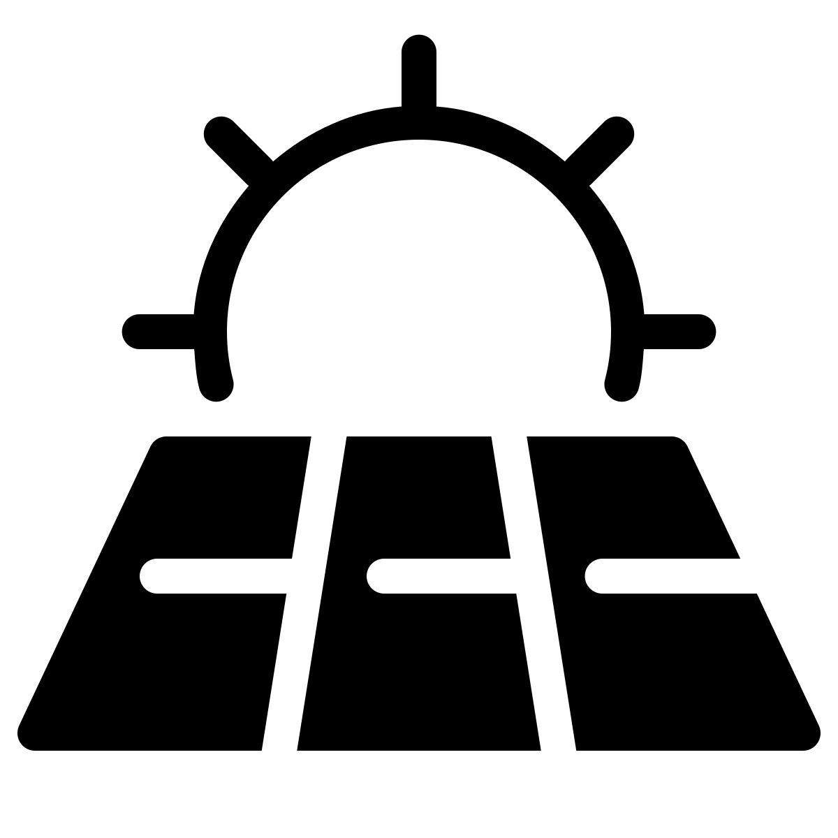 parakeet partial filled style panel solar icon