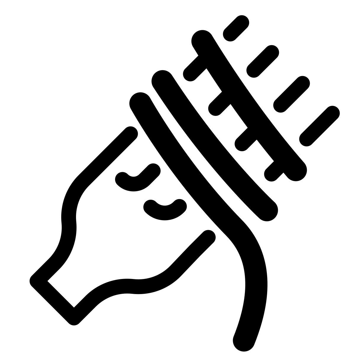 parakeet partial filled style espagueti icon