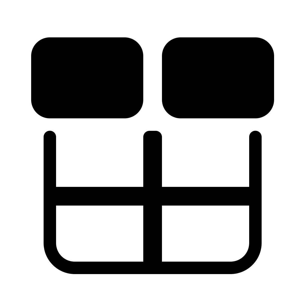 parakeet partial filled style dividir casillas icon