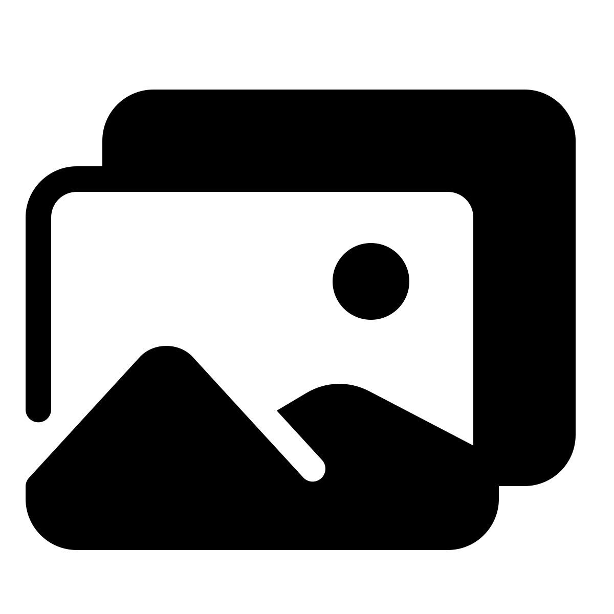 parakeet partial filled style стопка фотографий icon