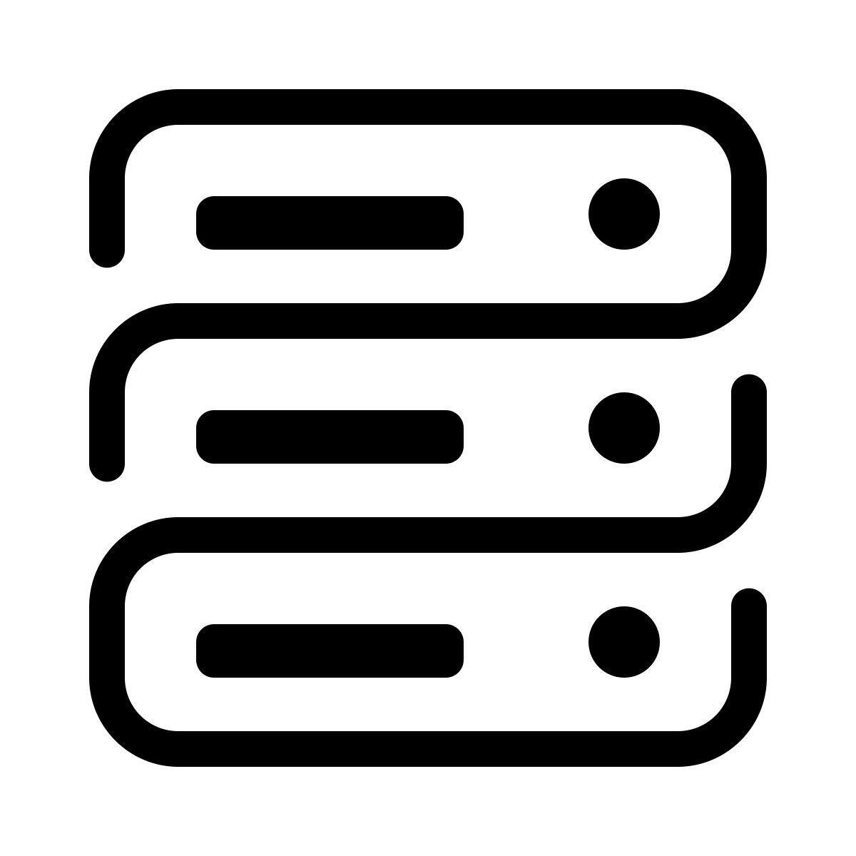 parakeet partial filled style stack icon