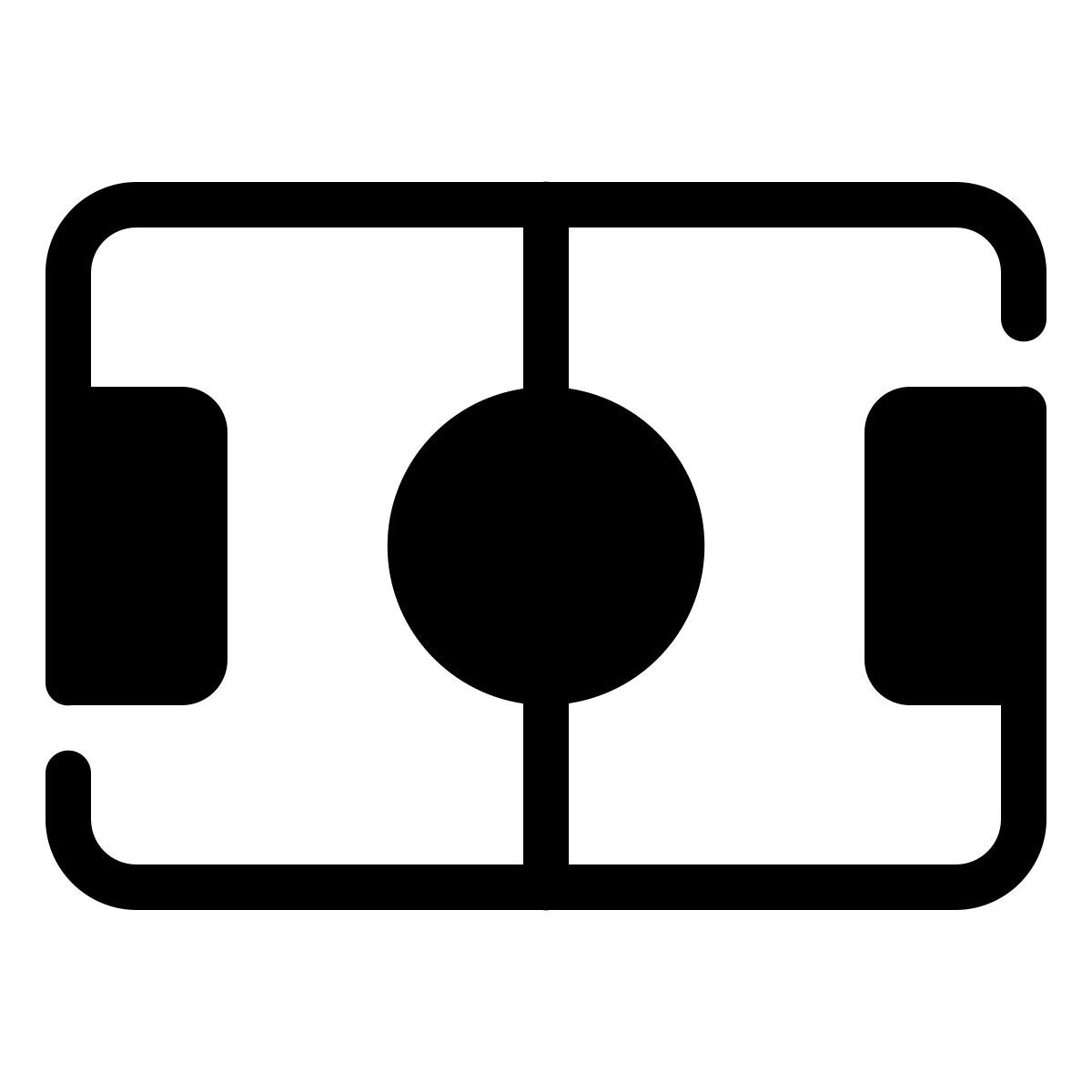 parakeet partial filled style stadium icon