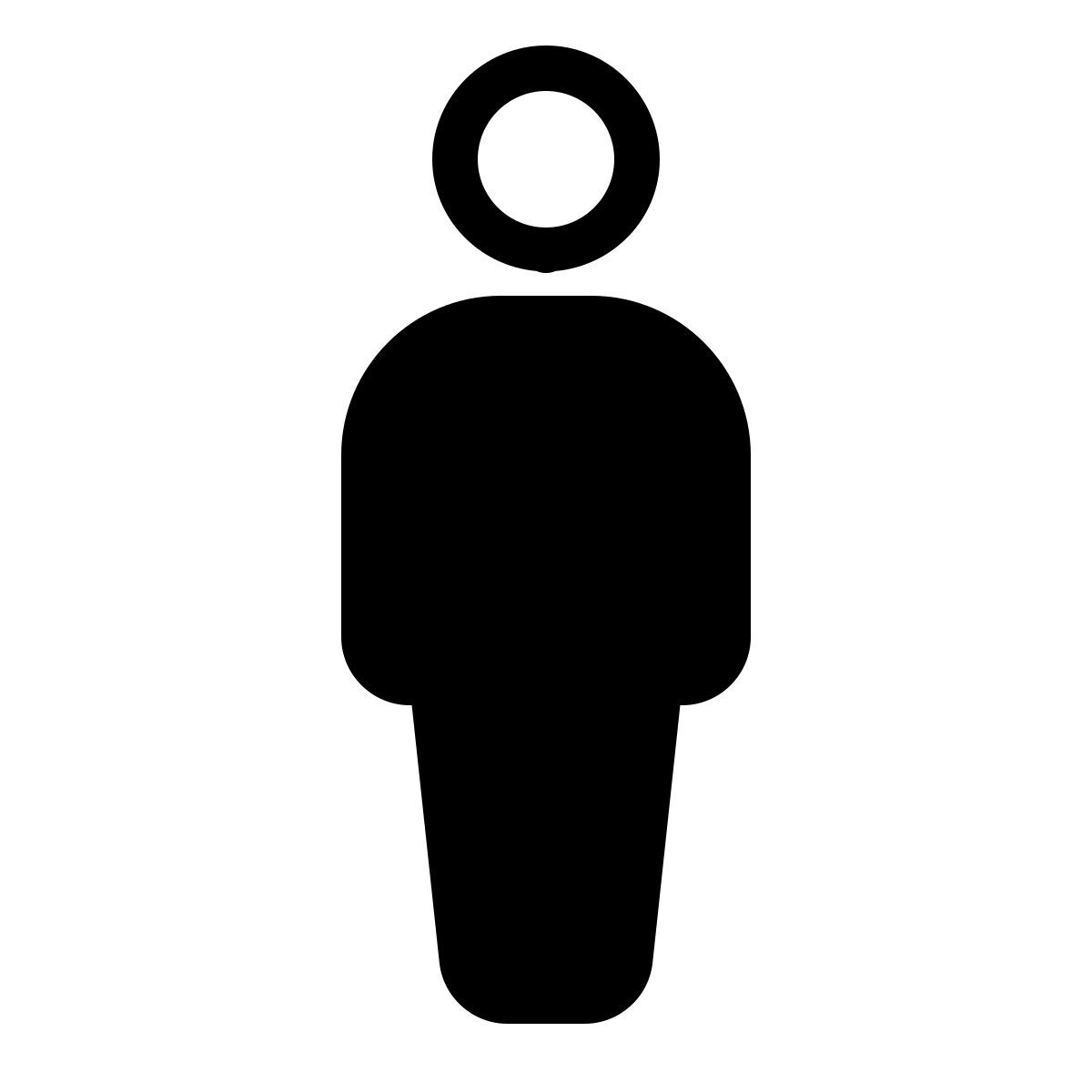 parakeet partial filled style 立っている男 icon