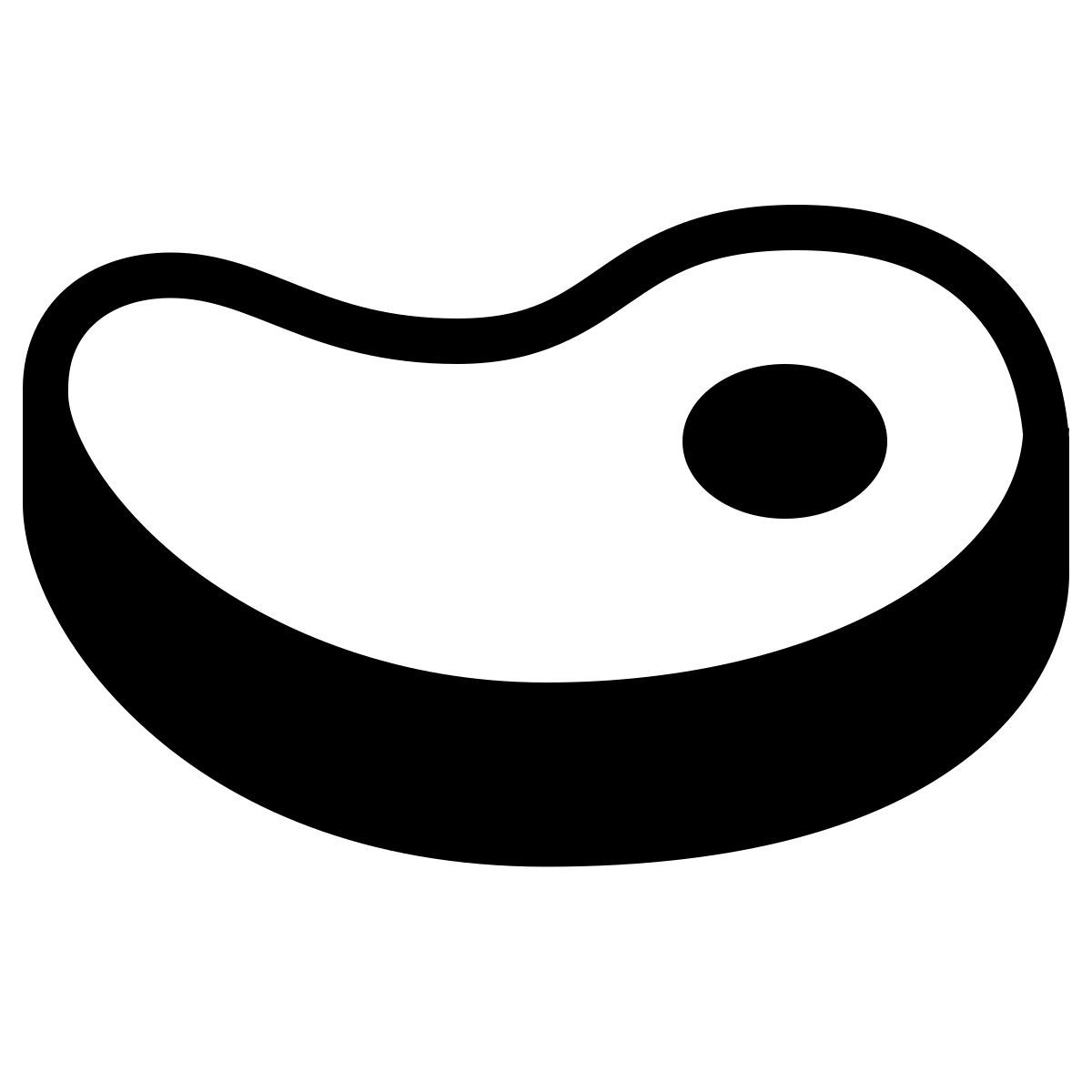 parakeet partial filled style steak icon