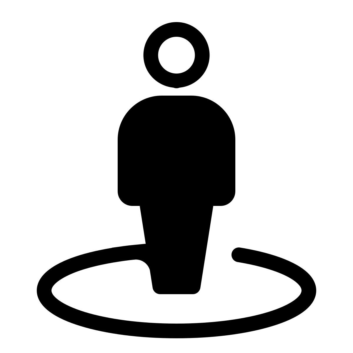 parakeet partial filled style street view icon