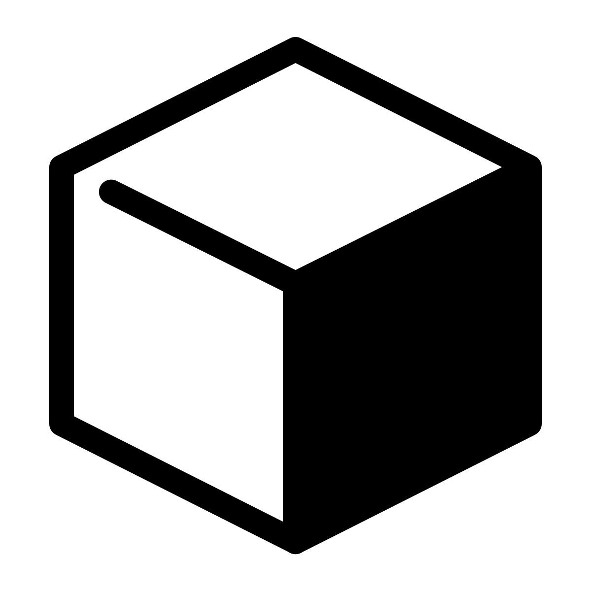 parakeet partial filled style cube icon