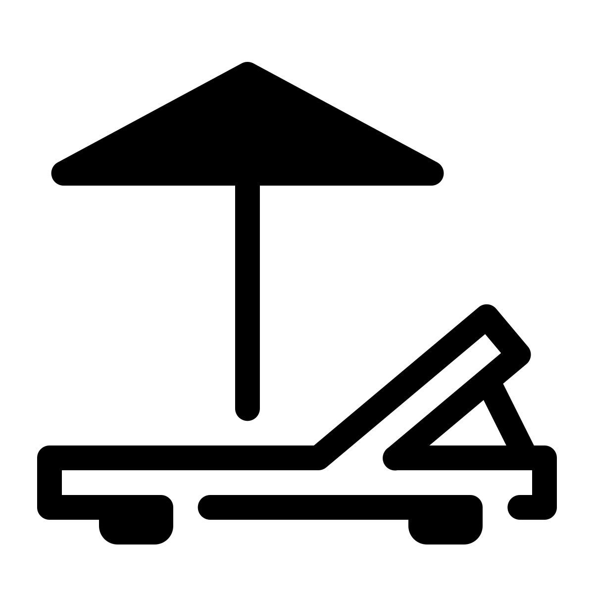 parakeet partial filled style lettino icon