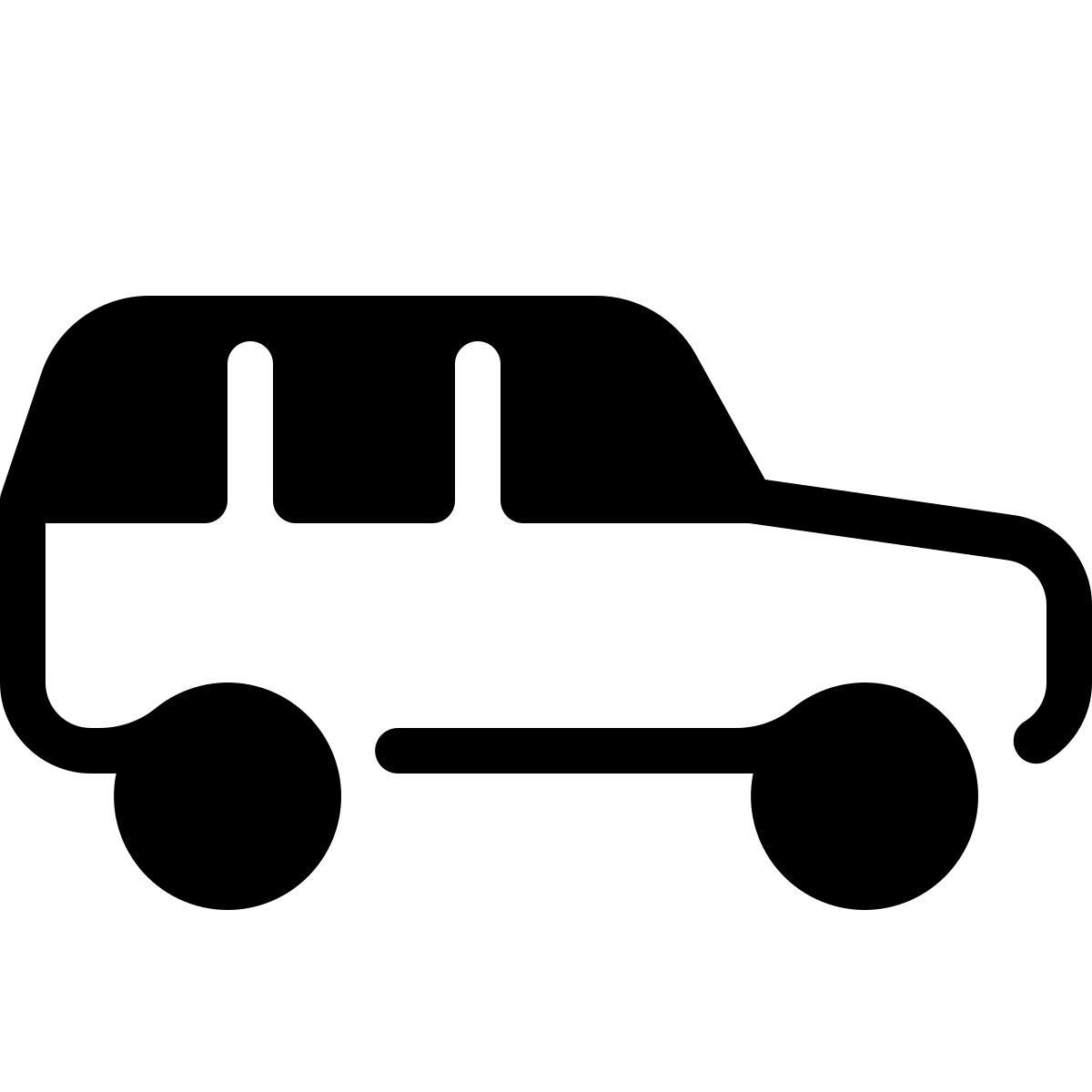 parakeet partial filled style suv icon