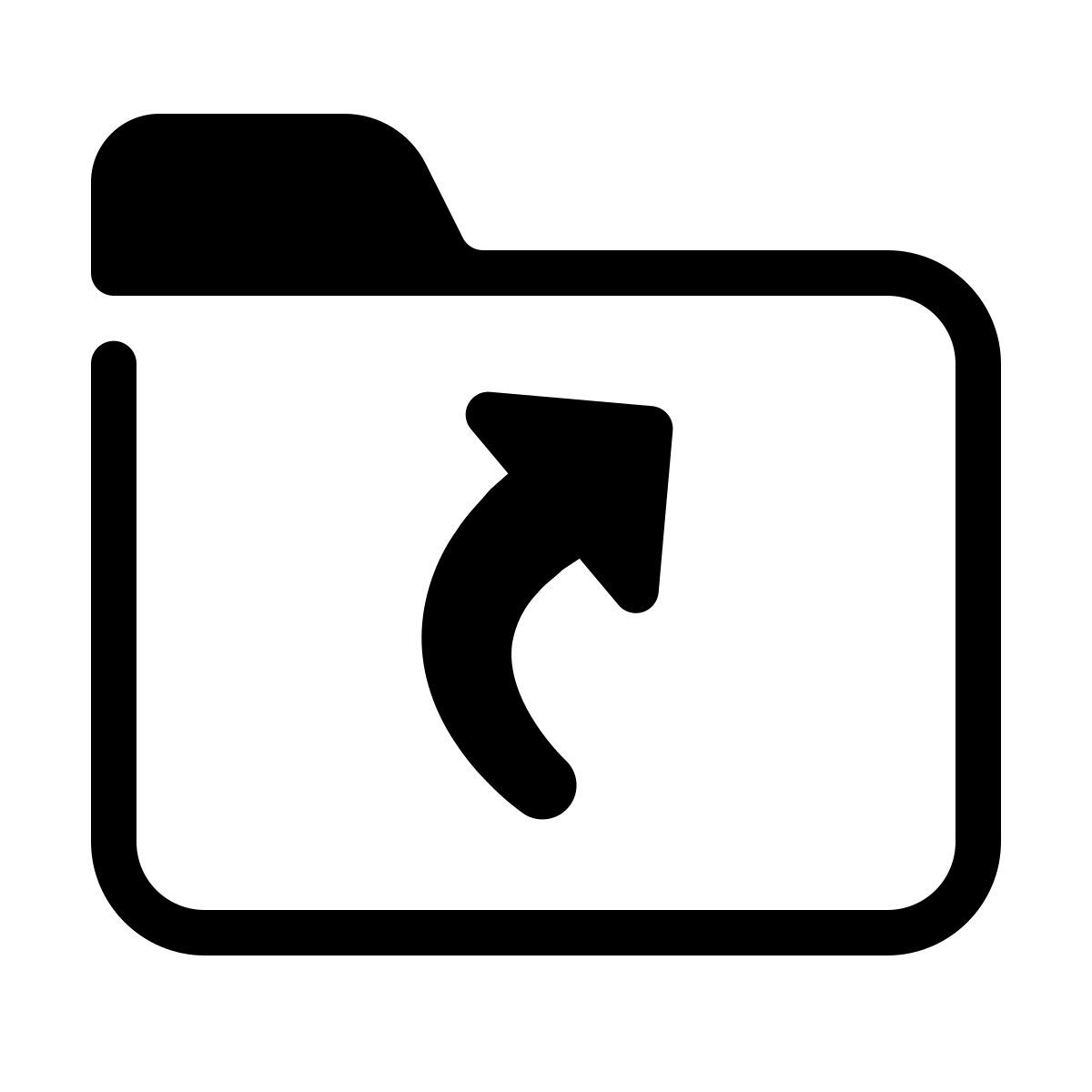 parakeet partial filled style cartella link simbolici icon