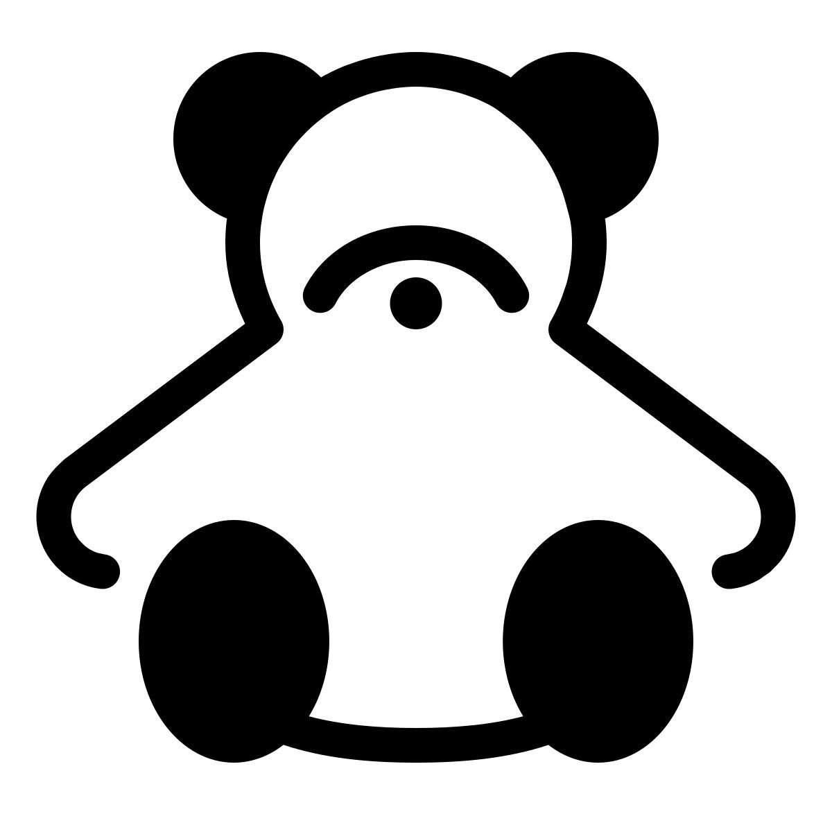 parakeet partial filled style плюшевый медведь icon