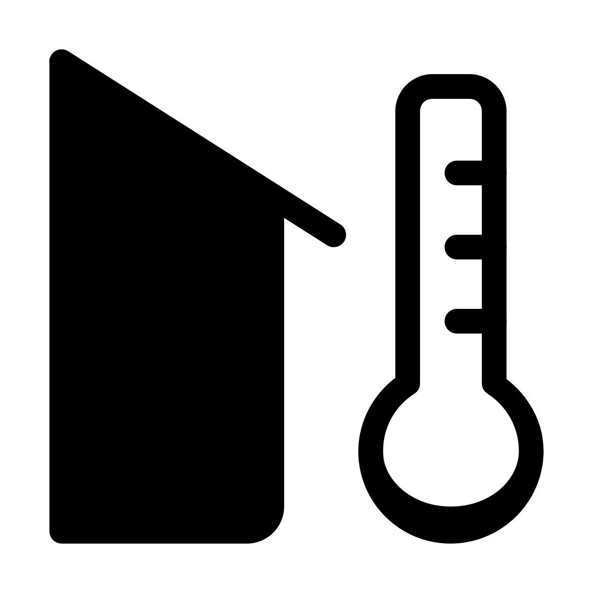 parakeet partial filled style außentemperatur icon