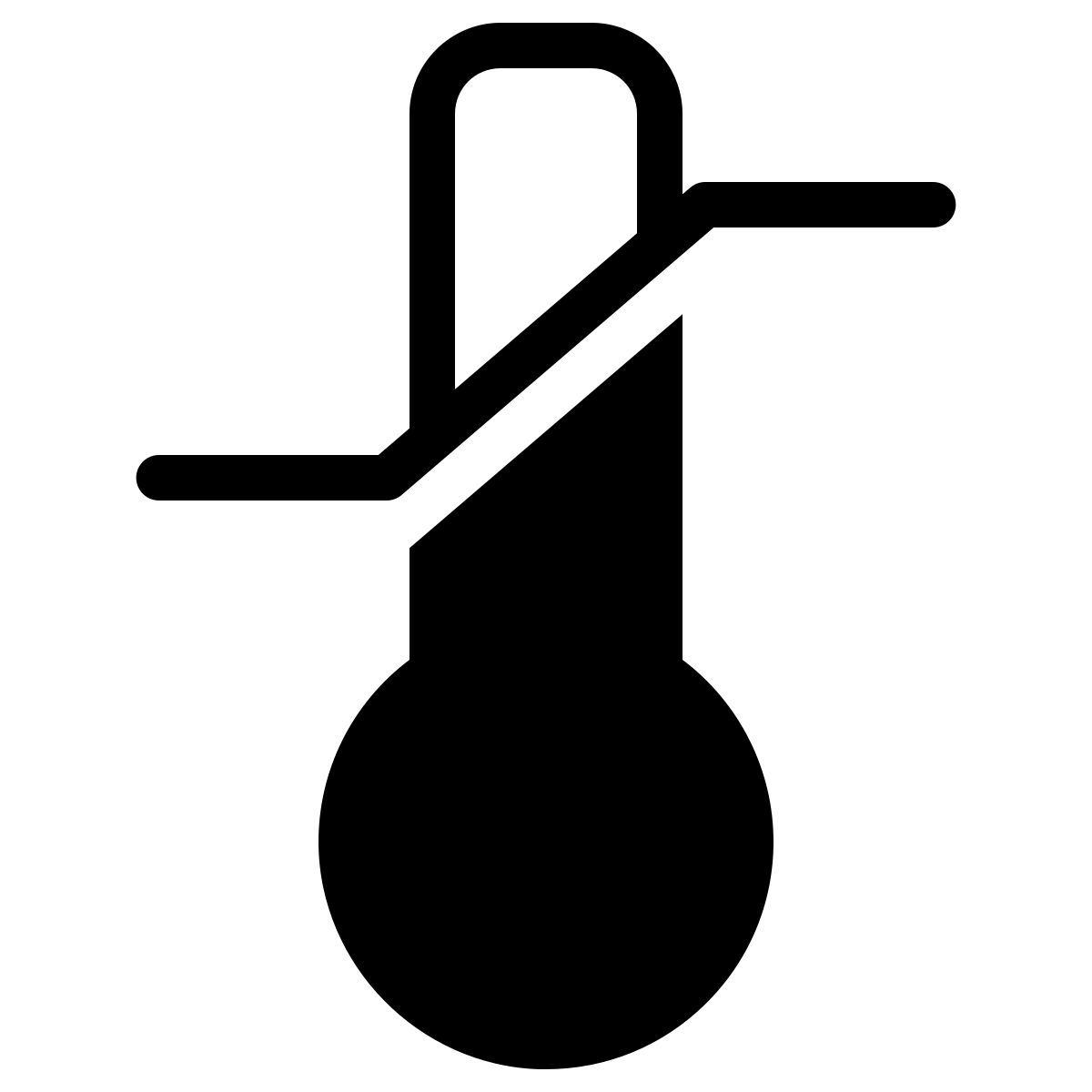 parakeet partial filled style temperaturempfindlich icon