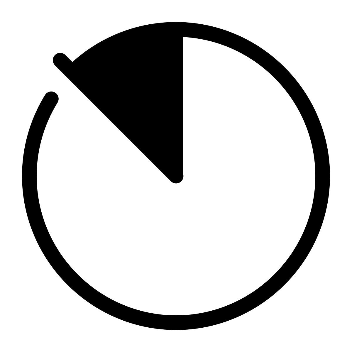 parakeet partial filled style cronômetro icon