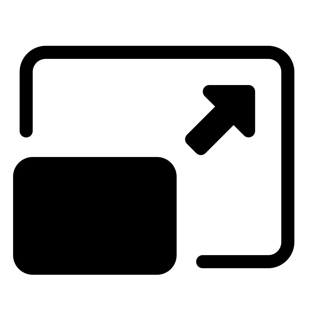 parakeet partial filled style toggle full screen icon