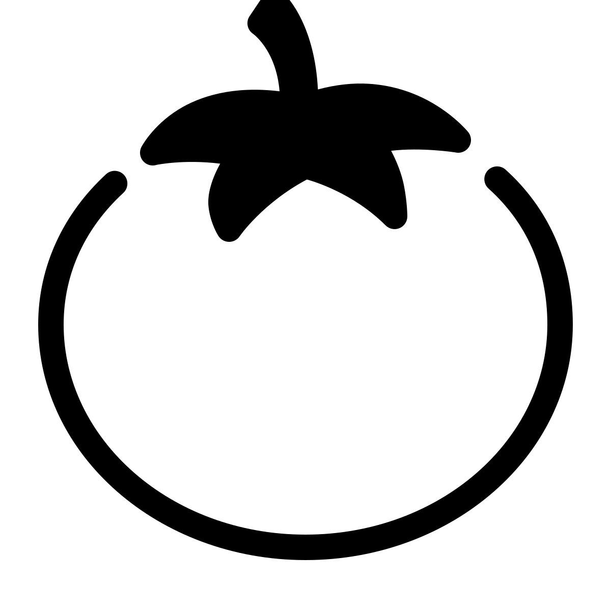 parakeet partial filled style tomate icon