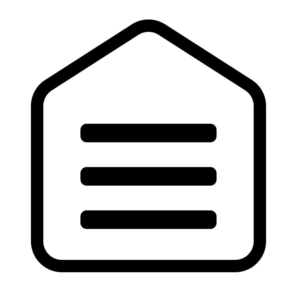 parakeet partial filled style menu superior icon