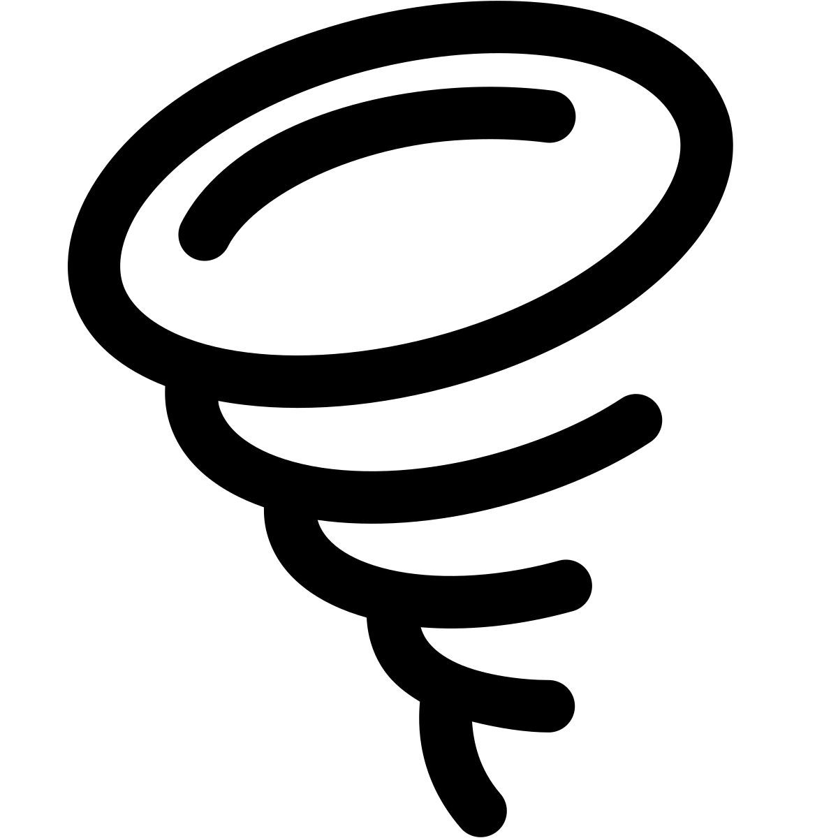 parakeet partial filled style tornado icon