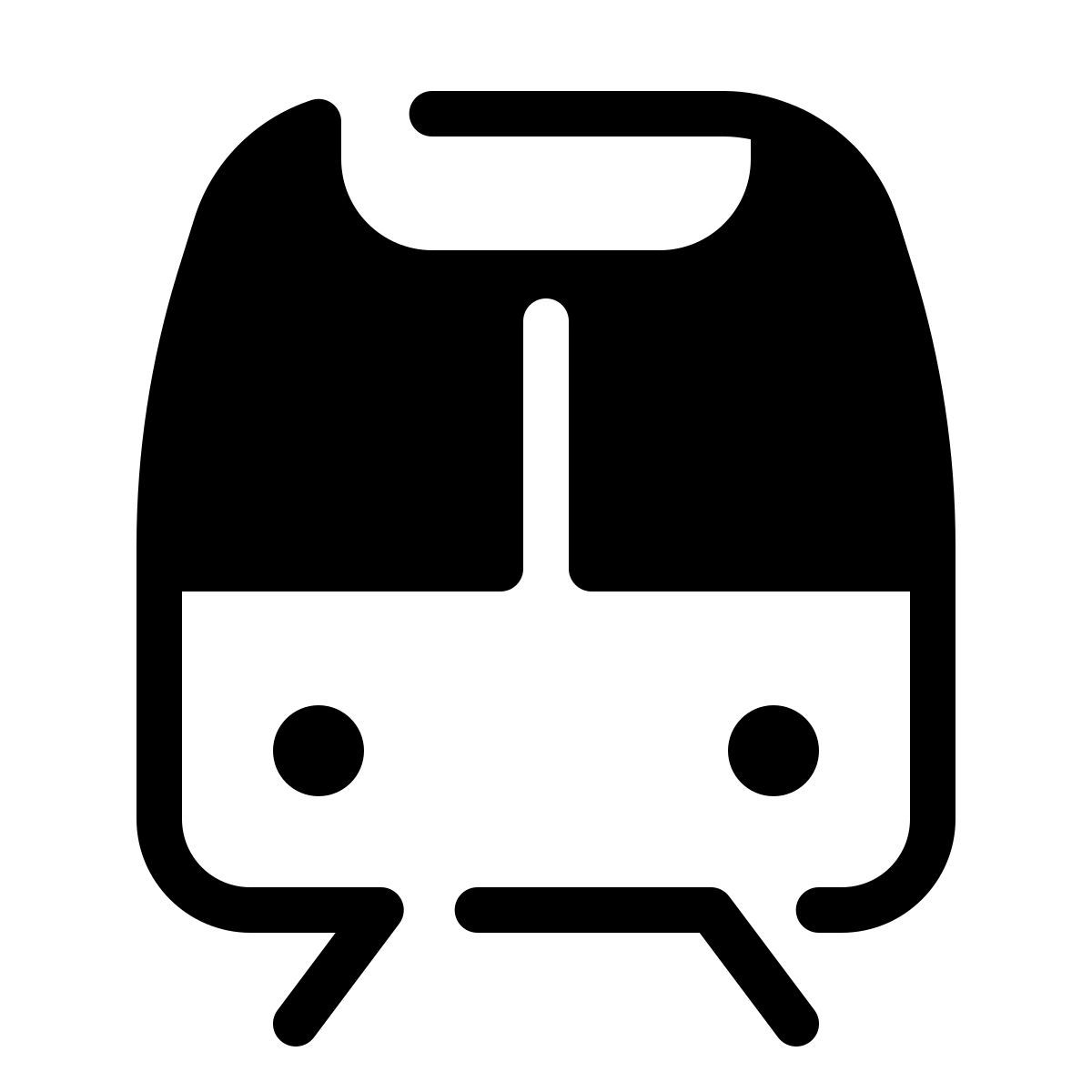 parakeet partial filled style train icon