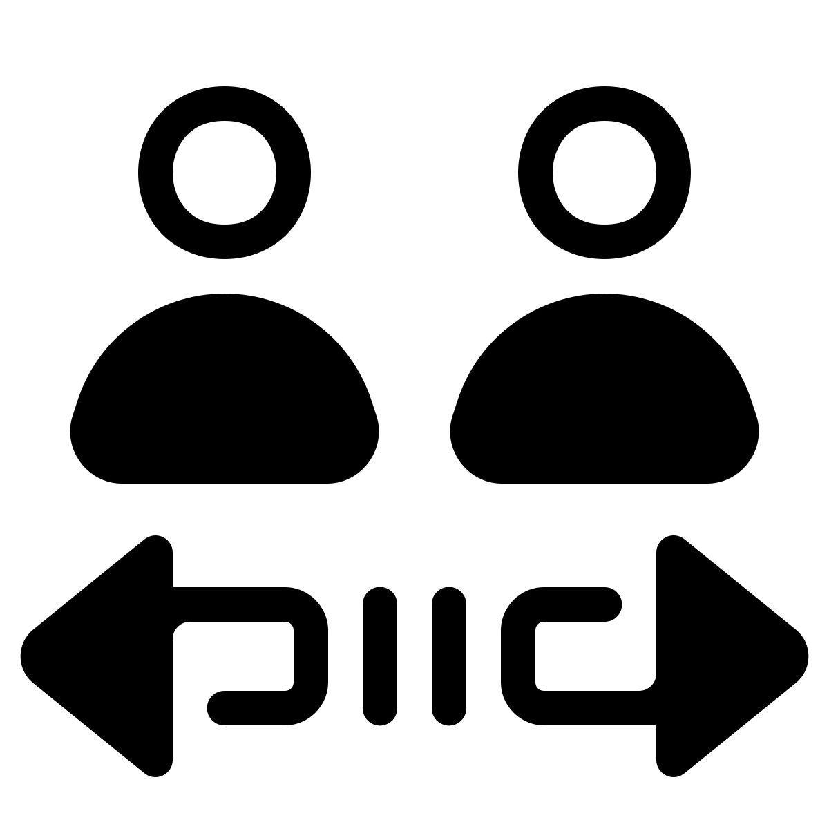 parakeet partial filled style transfert entre utilisateurs icon