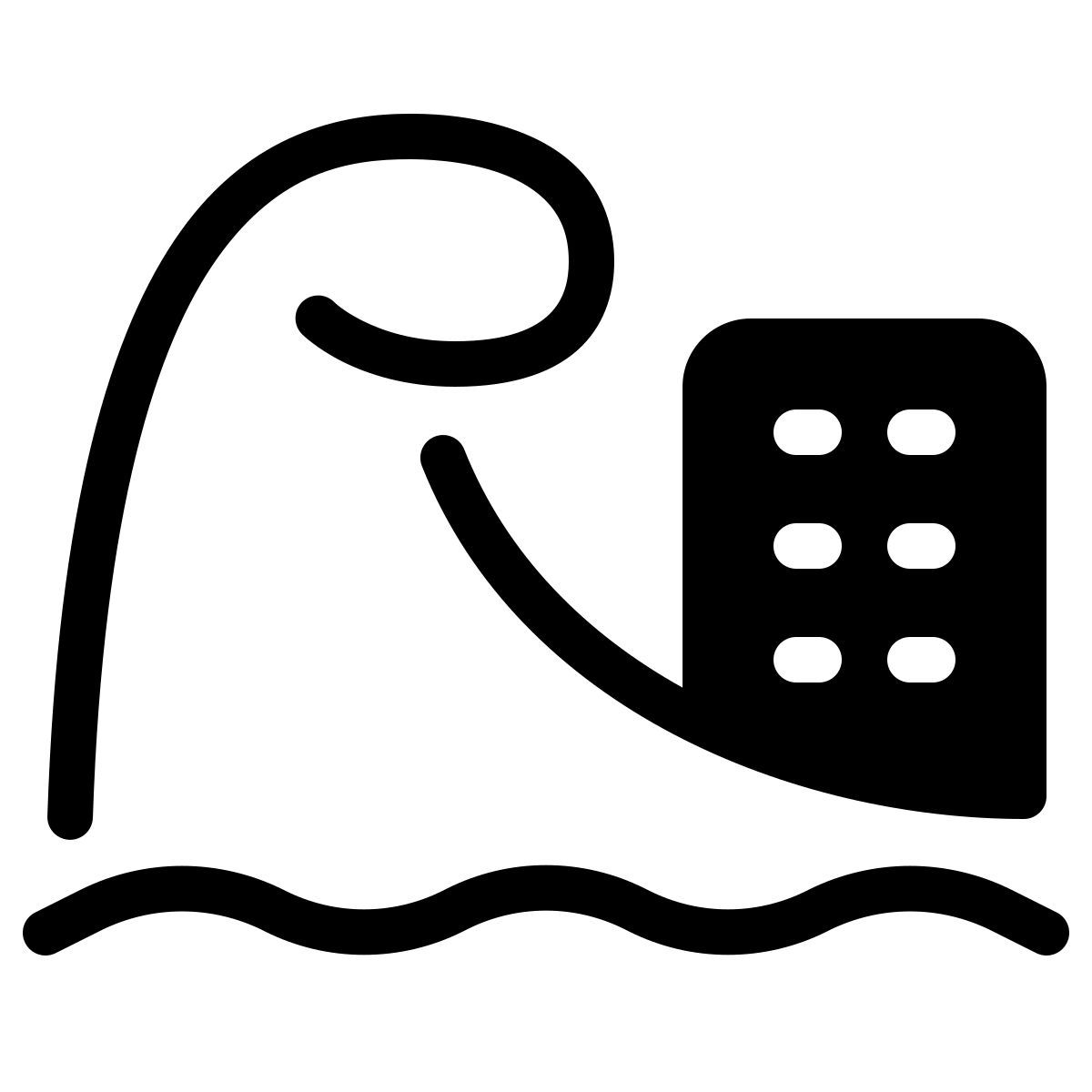 parakeet partial filled style tsunami icon