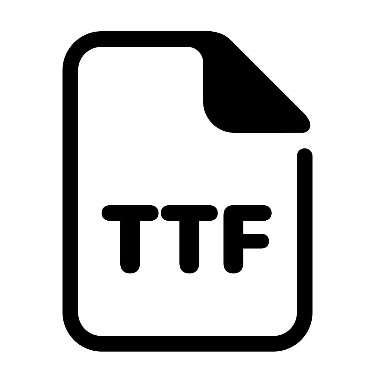 parakeet partial filled style ttf icon