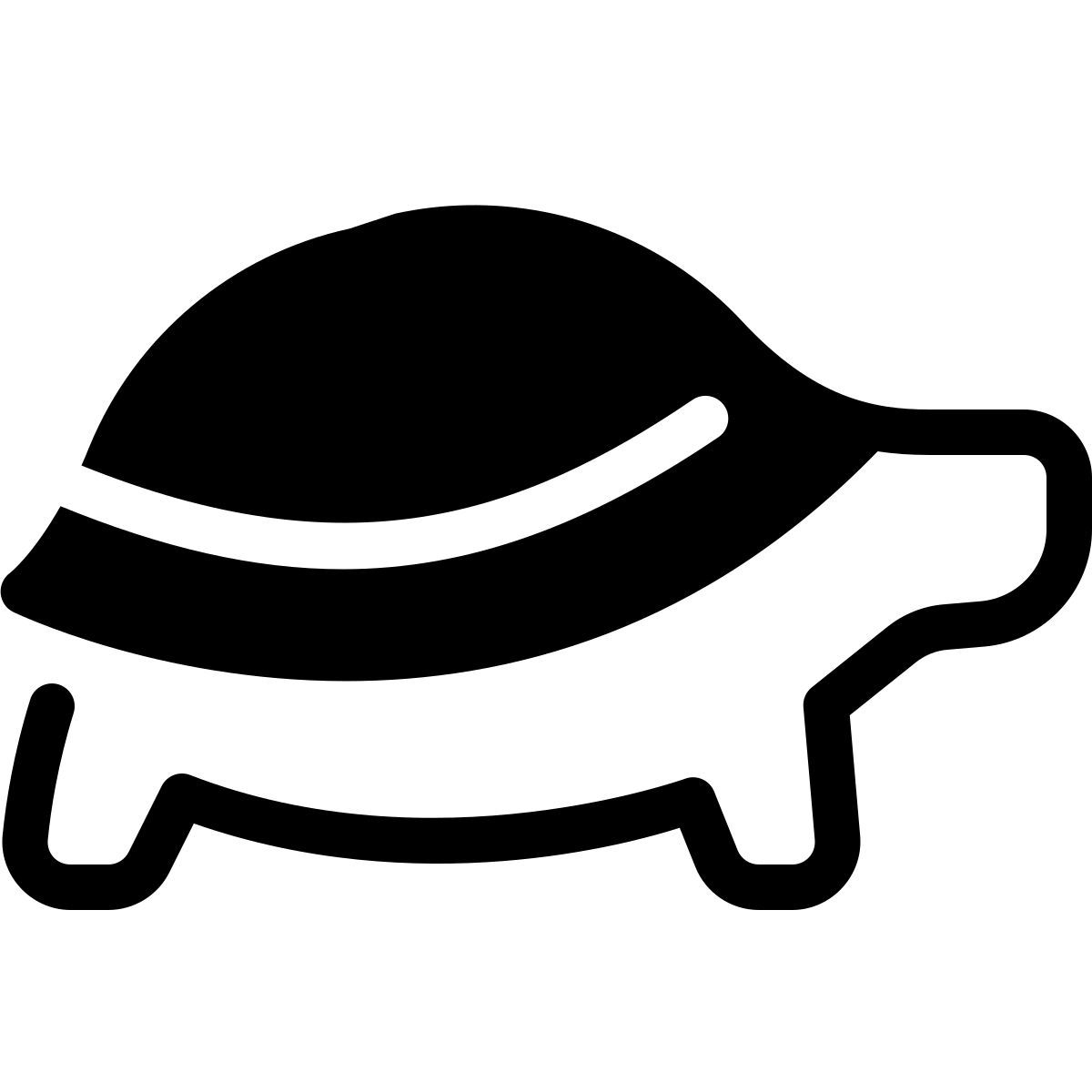 parakeet partial filled style tortue icon