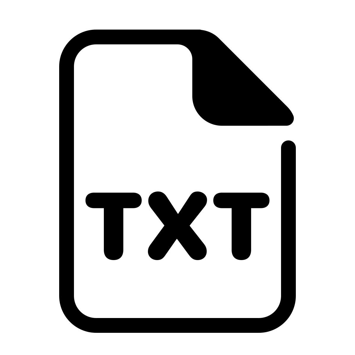 parakeet partial filled style txt icon