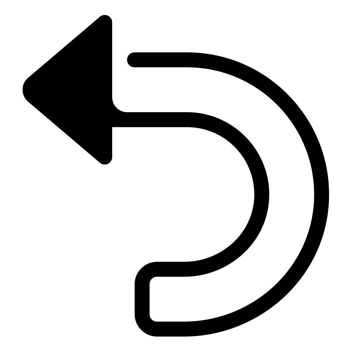 parakeet partial filled style undo icon