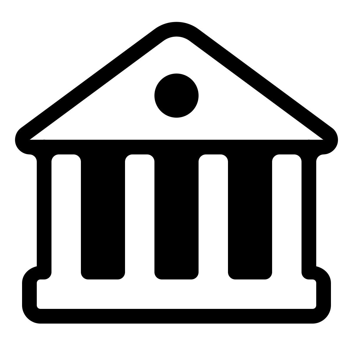 parakeet partial filled style universidad icon