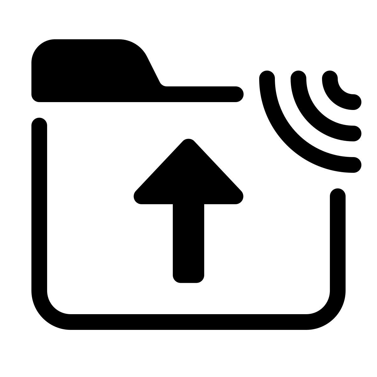 parakeet partial filled style uploader vers le ftp icon