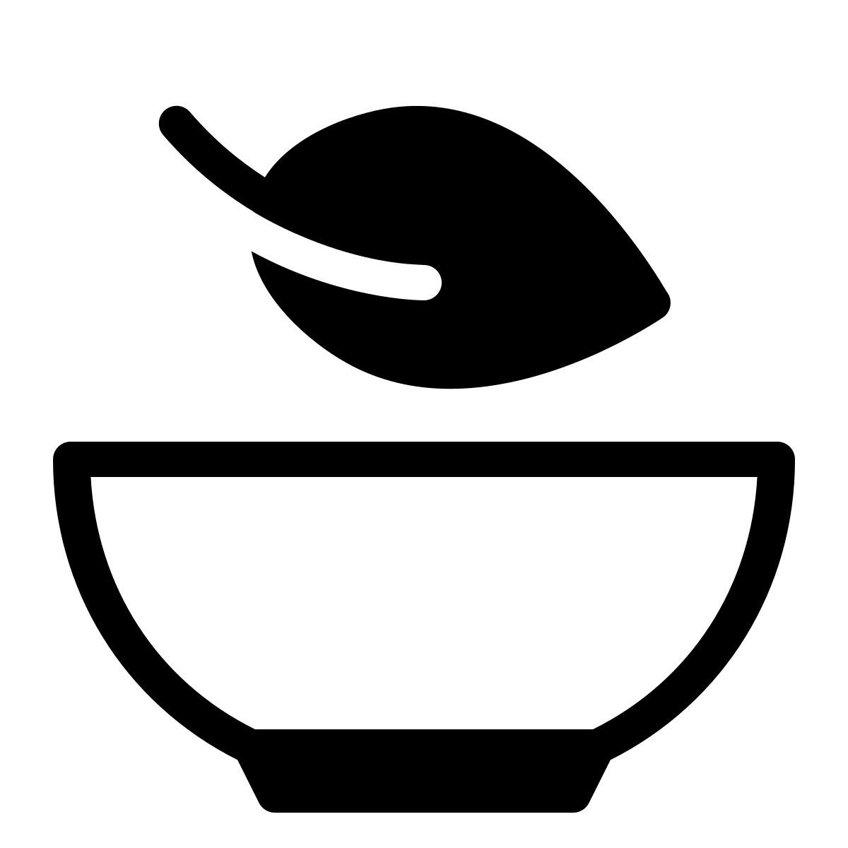 parakeet partial filled style comida vegana icon