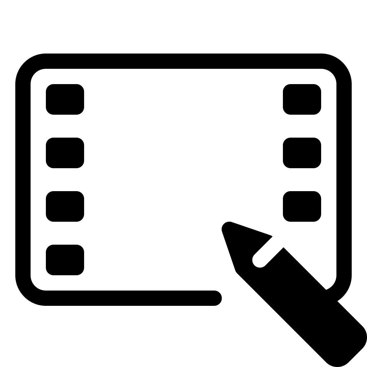parakeet partial filled style editing video icon