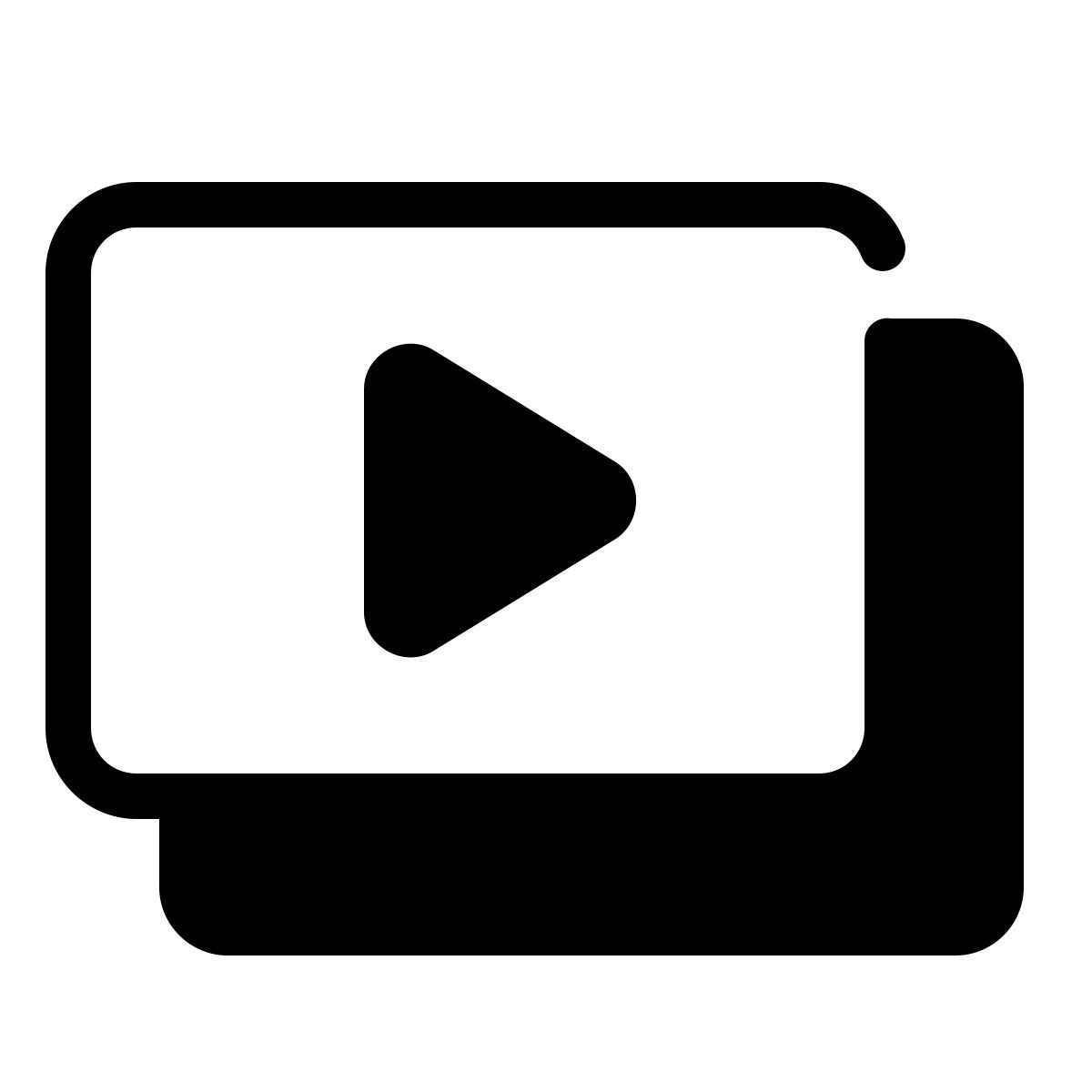 parakeet partial filled style videogalerie icon