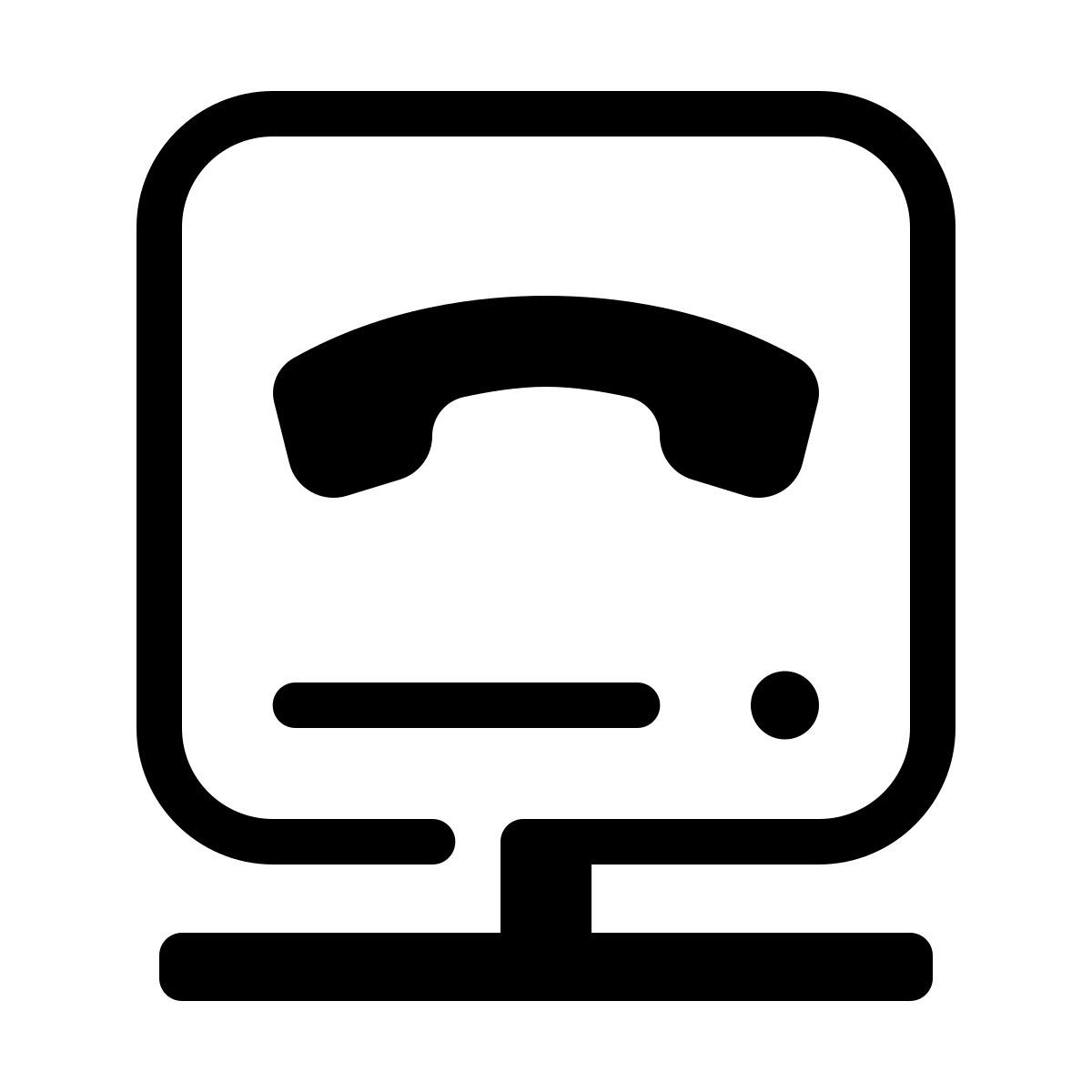 parakeet partial filled style voipゲートウェイ icon