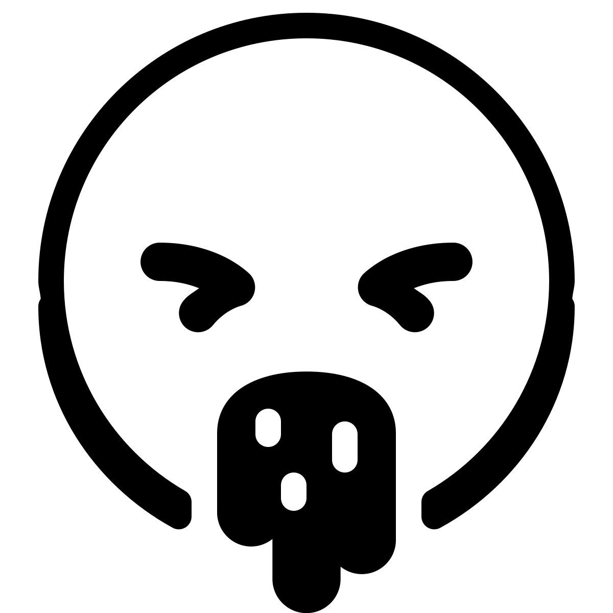 parakeet partial filled style 吐 icon