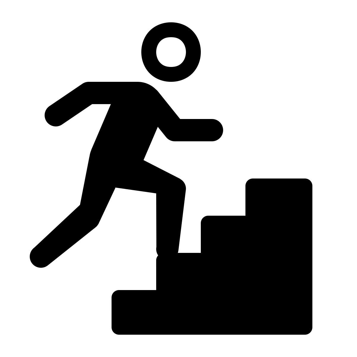 parakeet partial filled style staircase icon