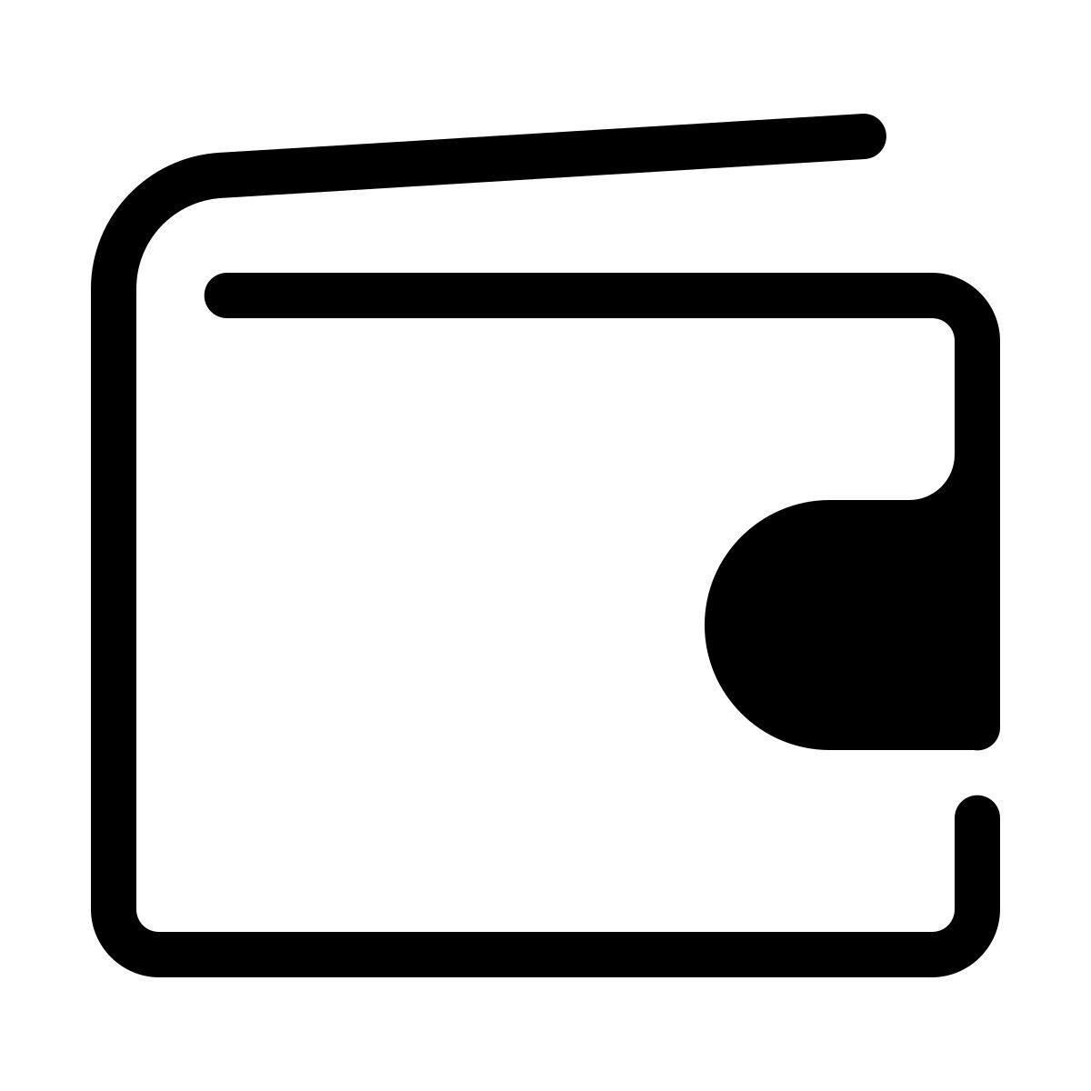 parakeet partial filled style 지갑 icon