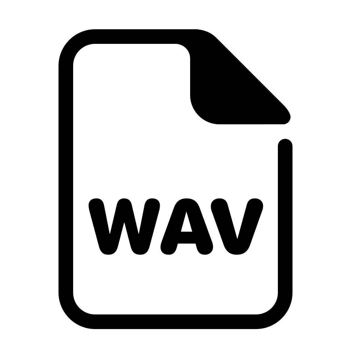parakeet partial filled style wav icon